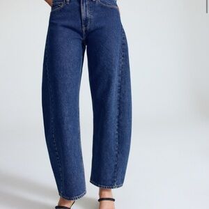 Abercrombie Mid Rise Barrell Jeans